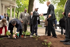 May 7, 2019:  Senator Street joins his fellow Legislative Hunger Caucus members at an event  to mark the opening of the 10th season of the Capitol Hunger Garden.