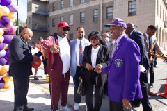 Octubre 2, 2021: Sen. Street hosted a ceremony to unveil a new state historical marker and a street renaming to honor Dr. Oscar James Cooper who cofounded the Omega Psi Phi fraternity at Howard University.  The 101-year old fraternity was the first founded at a historically black college and Dr. Cooper went on to serve as a physician for 50 years at the North Philadelphia site.