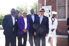 Octubre 2, 2021: Sen. Street hosted a ceremony to unveil a new state historical marker and a street renaming to honor Dr. Oscar James Cooper who cofounded the Omega Psi Phi fraternity at Howard University.  The 101-year old fraternity was the first founded at a historically black college and Dr. Cooper went on to serve as a physician for 50 years at the North Philadelphia site.