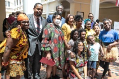 14 de junio de 2022: El Caucus Negro Legislativo de Pensilvania organizó una celebración del 14 de junio en la rotonda del ala este.