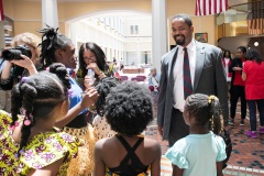 June 14, 2022: The Pennsylvania Legislative Black Caucus hosted a Juneteenth Celebration in the East Wing Rotunda .