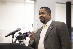 March 4, 2024: Senator Sharif Street joined Loree D. Jones-Brown, Philabundance CEO at the Philabundance Community Kitchen to announce the fourth annual 30-day food distribution during Ramadan that will feed 7,600 people.