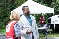 September 10, 2021: Sen. Street visited Philadelphia’s Multi-Agency Resource Center, a partnership of the city, state and local agencies, including the Salvation Army and the Red Cross, to provide help for residents affected by historic flooding in the aftermath of Hurricane Ida.