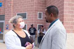 September 10, 2021: Sen. Street visited Philadelphia’s Multi-Agency Resource Center, a partnership of the city, state and local agencies, including the Salvation Army and the Red Cross, to provide help for residents affected by historic flooding in the aftermath of Hurricane Ida.