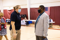 September 10, 2021: Sen. Street visited Philadelphia’s Multi-Agency Resource Center, a partnership of the city, state and local agencies, including the Salvation Army and the Red Cross, to provide help for residents affected by historic flooding in the aftermath of Hurricane Ida.