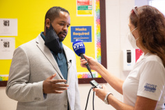 September 10, 2021: Sen. Street visited Philadelphia’s Multi-Agency Resource Center, a partnership of the city, state and local agencies, including the Salvation Army and the Red Cross, to provide help for residents affected by historic flooding in the aftermath of Hurricane Ida.