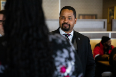 December 5, 2019:  Senator Street take a tour of McDonald's .