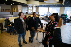 December 5, 2019:  Senator Street take a tour of McDonald's .