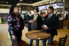 December 5, 2019:  Senator Street take a tour of McDonald's .