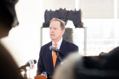 January 20, 2020: Senator Sharif Street attends the MLK Day National Bell Ringing Ceremony and 37th Annual Awards And Benefit Luncheon.