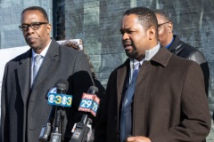 4 de abril de 2022: En el 54 aniversario del asesinato del Rev. Dr. Martin Luther King Jr., los senadores Street y Hughes organizaron una conferencia de prensa en el norte de Filadelfia seguida de una marcha silenciosa a la Frederick Douglass Mastery Charter School, donde el grupo distribuyó kits de alfabetización a los estudiantes.