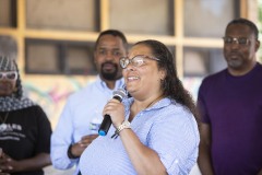 30 de julio de 2022: El senador Street organizó un Paseo por la Paz a través de los barrios del norte y el oeste de Filadelfia que han sido testigos de la violencia armada recientemente.