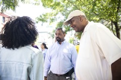 Julio 30, 2022: Sen. Street hosted a Peace Ride  through neighborhoods in north and west Philadelphia that have seen gun violence recently.