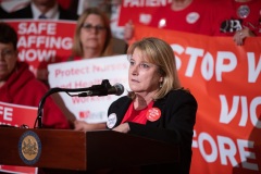 June 14, 2022: Senator Sharif Street joins nurses across Pennsylvania at a Safe Staffing Rally in Harrisburg.