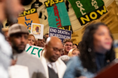 October 23, 2019: : Senator Street participates in End Death By Incarceration Rally in the Capitol Rotunda.