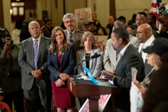 October 23, 2019: : Senator Street participates in End Death By Incarceration Rally in the Capitol Rotunda.