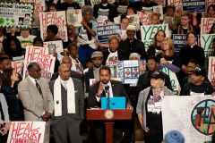 October 23, 2019: : Senator Street participates in End Death By Incarceration Rally in the Capitol Rotunda.