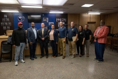 29 de mayo de 2024: El senador estatal Sharif Street y los miembros del grupo de trabajo Stop and Go llevaron a cabo una reunión y un recorrido por los establecimientos Stop and Go locales.