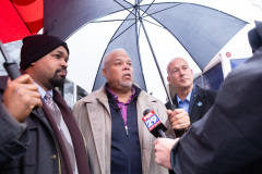 December 9, 2019: Sens. Sharif Street and Anthony Williams were joined by Law and Justice Committee Chair Sen. Pat Stefano in Philadelphia  for a tour of nuisance liquor establishments known as “Stop n Go” stores, which flout restaurant liquor regulations to serve shots of liquor to adults and bags of candy to children side by side.