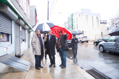 December 9, 2019: Sens. Sharif Street and Anthony Williams were joined by Law and Justice Committee Chair Sen. Pat Stefano in Philadelphia  for a tour of nuisance liquor establishments known as “Stop n Go” stores, which flout restaurant liquor regulations to serve shots of liquor to adults and bags of candy to children side by side.