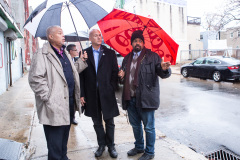 December 9, 2019: Sens. Sharif Street and Anthony Williams were joined by Law and Justice Committee Chair Sen. Pat Stefano in Philadelphia  for a tour of nuisance liquor establishments known as “Stop n Go” stores, which flout restaurant liquor regulations to serve shots of liquor to adults and bags of candy to children side by side.