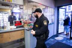 December 9, 2019: Sens. Sharif Street and Anthony Williams were joined by Law and Justice Committee Chair Sen. Pat Stefano in Philadelphia  for a tour of nuisance liquor establishments known as “Stop n Go” stores, which flout restaurant liquor regulations to serve shots of liquor to adults and bags of candy to children side by side.