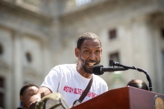 May 8, 2023: Senator Sharif Street hosts a Student March for Gun Safety in Harrisburg. The Forget Me Knot program is based out of Philadelphia and provides job training, mentorship, and educational resources for at-risk youth impacted by things like poverty and abuse.