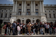 May 8, 2023: Senator Sharif Street hosts a Student March for Gun Safety in Harrisburg. The Forget Me Knot program is based out of Philadelphia and provides job training, mentorship, and educational resources for at-risk youth impacted by things like poverty and abuse.