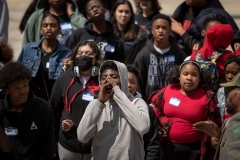 May 8, 2023: Senator Sharif Street hosts a Student March for Gun Safety in Harrisburg. The Forget Me Knot program is based out of Philadelphia and provides job training, mentorship, and educational resources for at-risk youth impacted by things like poverty and abuse.