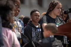 May 8, 2023: Senator Sharif Street hosts a Student March for Gun Safety in Harrisburg. The Forget Me Knot program is based out of Philadelphia and provides job training, mentorship, and educational resources for at-risk youth impacted by things like poverty and abuse.