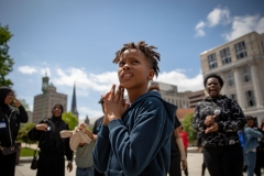 May 8, 2023: Senator Sharif Street hosts a Student March for Gun Safety in Harrisburg. The Forget Me Knot program is based out of Philadelphia and provides job training, mentorship, and educational resources for at-risk youth impacted by things like poverty and abuse.