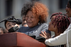 May 8, 2023: Senator Sharif Street hosts a Student March for Gun Safety in Harrisburg. The Forget Me Knot program is based out of Philadelphia and provides job training, mentorship, and educational resources for at-risk youth impacted by things like poverty and abuse.