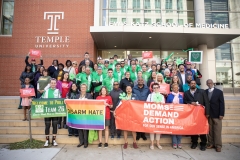 April 27, 2019: Senator Sharif Street welcomes the Team 26 Sandy Hook Riders to Philadelphia. Team 26 rides to Pittsburgh uniting Newtown with Squirrel Hill in order to reduce Gun Violence.