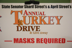 November 13, 2020: Senator Sharif Street hosts his 19th Annual Turkey Drive