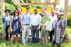 July 29, 2019 − Senator Sharif Street (D-Philadelphia) joined Pennsylvania Secretary of Agriculture Russel Redding to announce the state’s first Urban Agriculture Grant Fund enacted through Senator Street’s Urban Ag legislation in Act 40 of 2019.