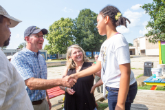 July 29, 2019 − Senator Sharif Street (D-Philadelphia) joined Pennsylvania Secretary of Agriculture Russel Redding to announce the state’s first Urban Agriculture Grant Fund enacted through Senator Street’s Urban Ag legislation in Act 40 of 2019.