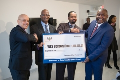 9 de marzo de 2018: Street presenta una subvención de ayuda a la reurbanización de 1 millón de dólares a WES Corporation