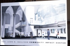 April 14, 2022: Sen. Street presented a $500,000 state grant to the Called to Serve CDC at Zion Baptist Church to fund renovations and development of the Rev. Leon H. Sullivan Community Center.