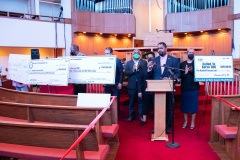 April 14, 2022: Sen. Street presented a $500,000 state grant to the Called to Serve CDC at Zion Baptist Church to fund renovations and development of the Rev. Leon H. Sullivan Community Center.