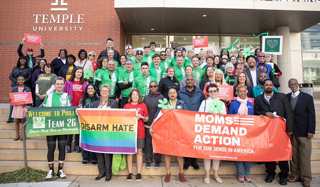 Moms Demand Action and CeaseFire PA Join Senator Street to Welcome Team 26 to Philadelphia