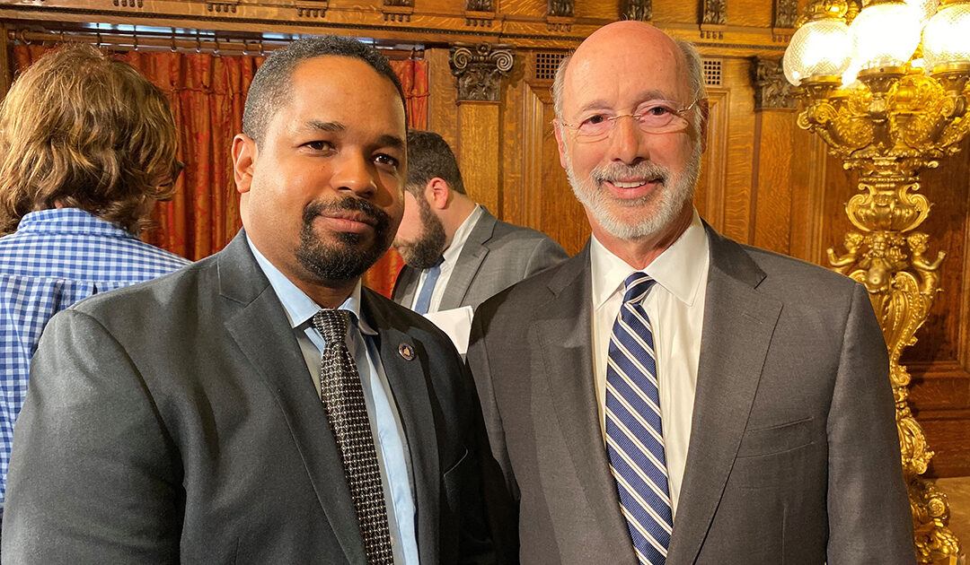 Senator Street and Governor Wolf