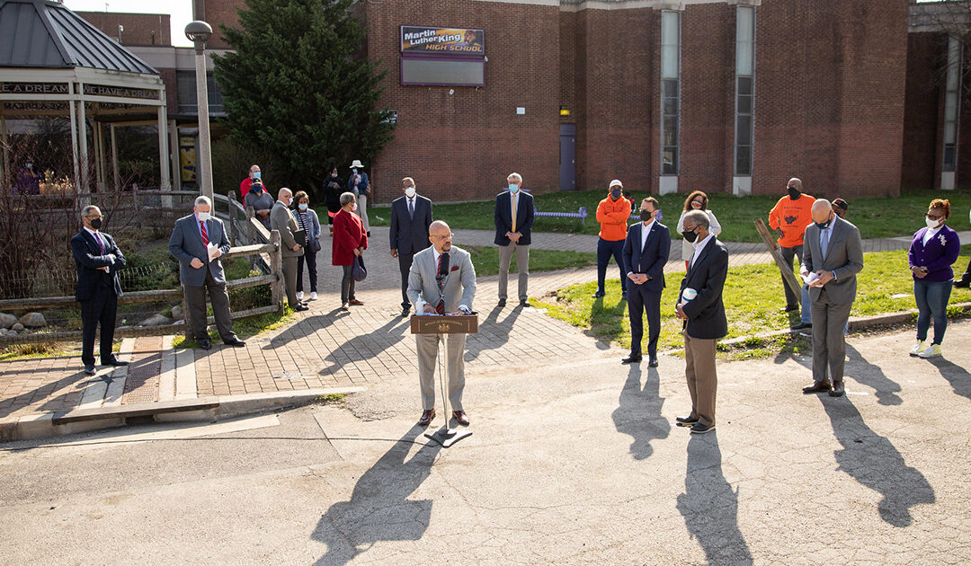 Elected officials, education leaders &amp; community leaders join Sen. Hughes in call for education justice in honor of MLK 