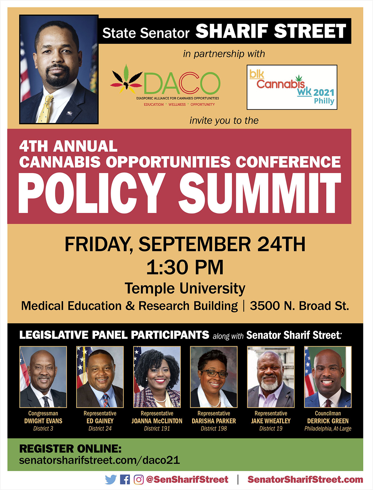 4th Annual Cannabis Opportunities Conference Policy Summit