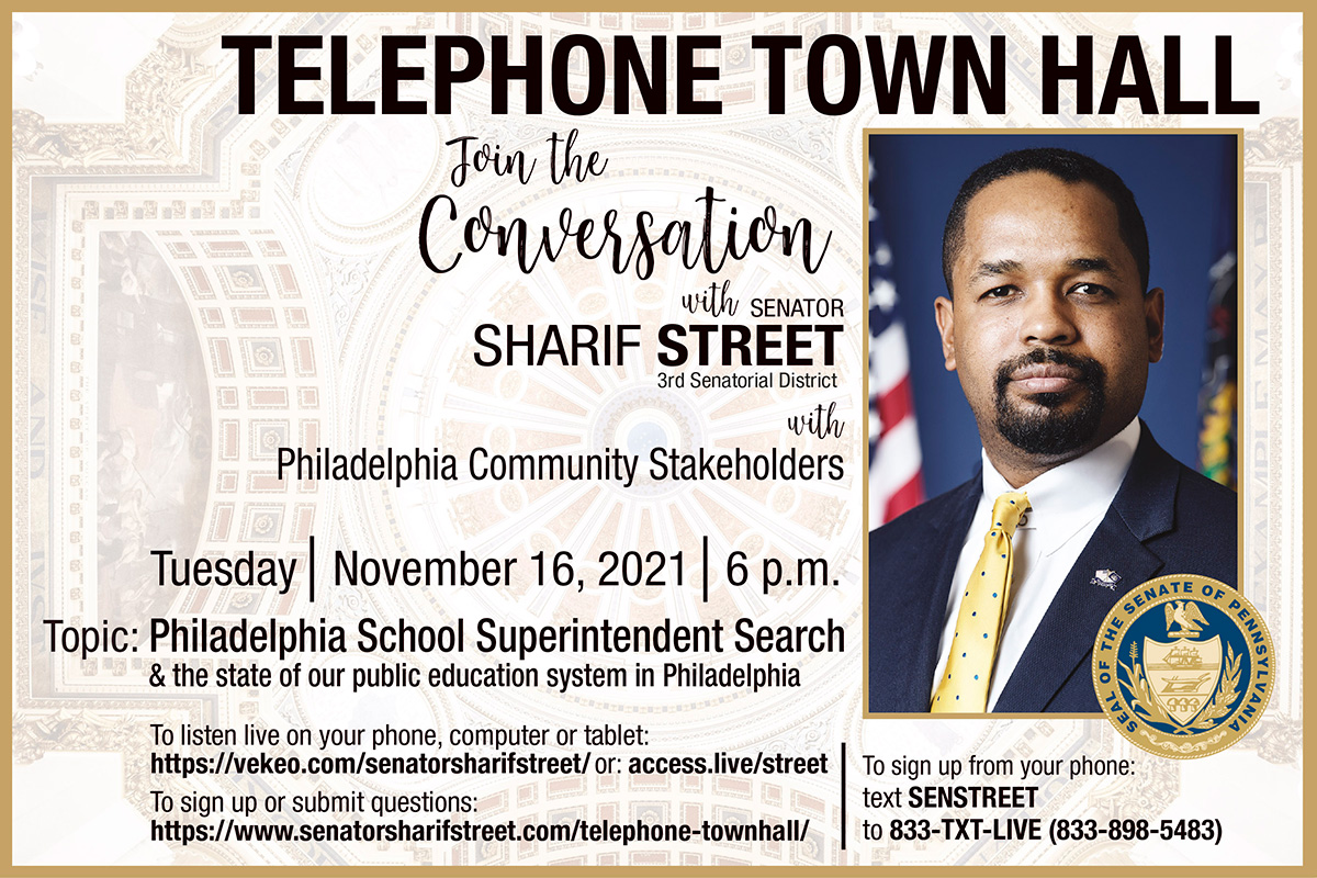 Telephone Town Hall - November 16, 2021