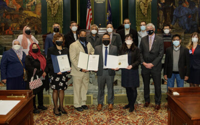 Senators Sharif Street and Tim Kearney Honor Muslim Aid Initiative’s COVID Response