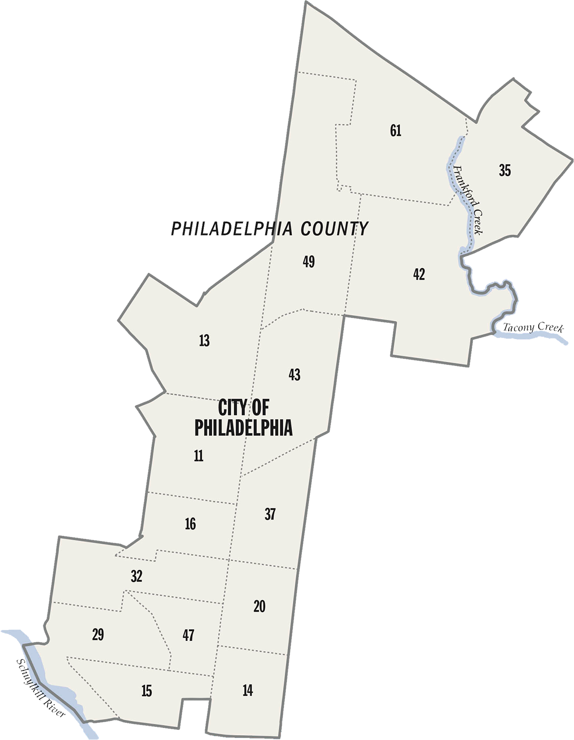 2022 Mapa del Distrito 3 del Senado