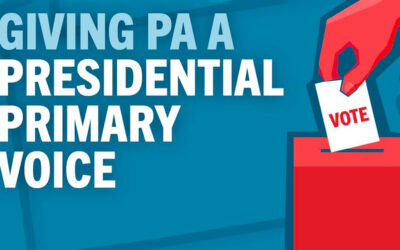 Senator Street Bill to Advance PA Primary Date Heads to Senate Floor